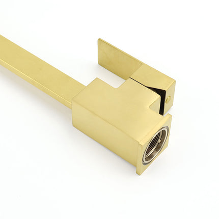 WELS Brushed Gold Gooseneck 360º Swivel Laundry Sink Kitchen Mixer Faucet Tap.