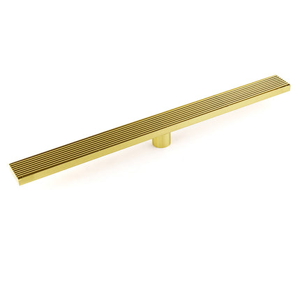 Brushed Gold Bathroom 800mm Strip Fence Long Shower Grate Floor Drain 50mm Waste.