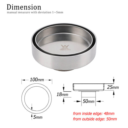 Round 100mm Tile Insert Floor Out Drain Stainless Steel Shower Grate 50mm Waste.