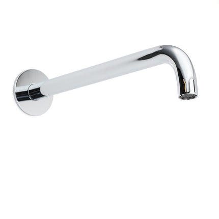300mm Extra Long Wall Mounted Chrome Round Extention Bathtub Filler Spout Outlet.