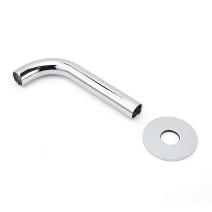 Polisehd Chrome Round Curve Faucet Water Outlet Swivel Bath Tub Filler Spout Set.