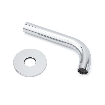 Polisehd Chrome Round Curve Faucet Water Outlet Swivel Bath Tub Filler Spout Set.