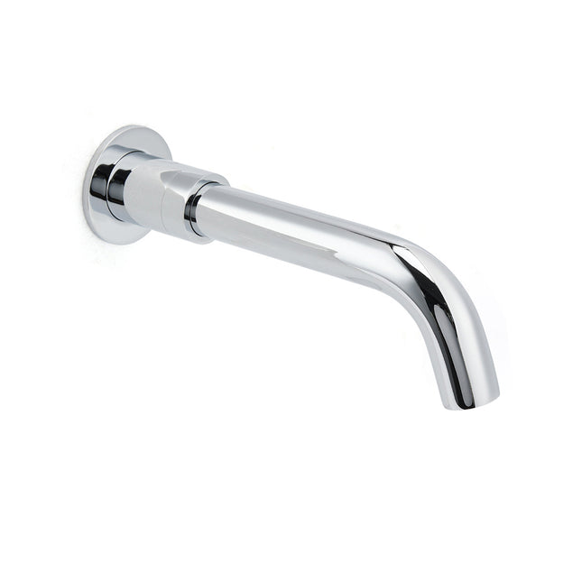 Round Chrome Curve Swivel Basin Faucet Bubble Water Outlet Swivel Bathtub Spout.