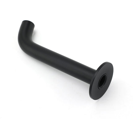 Matt Black Round Basin Faucet Bubble Water Outlet Stainless Steel Bath Tub Spout.