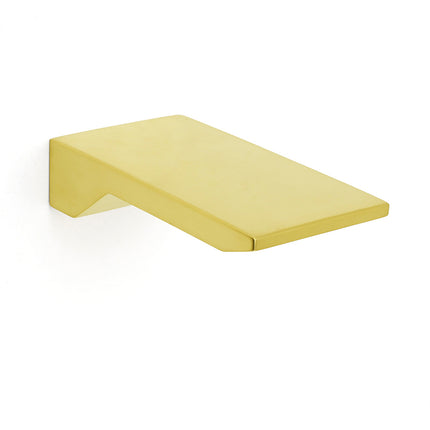 Brushed Gold Square Cubic Shower Bathtub Waterfall Spout Filler Outlet 1/2" End.