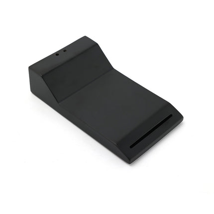 Bathroom Matt Black Square Bathtub Waterfall Filler Outlet 1/2" End Wall Spout.