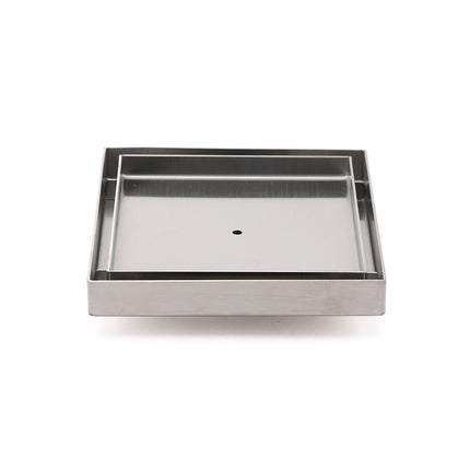 Square 150x150mm Tile Insert Floor Drain 80mm Waste Stainless Steel Shower Grate.