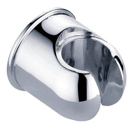 Round ABS Plastic Chrome Wall Hang Bracket Holder For Hand Held Shower Head Hose.