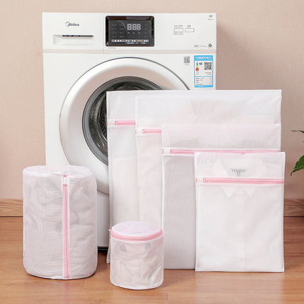 Laundry Bag - Blue Laundry Bags with Zipper - Fine Mesh Storage Bags - Protect Your Laundry and Washing Machine - Laundry Bags for Washing Bras, Underwear, Socks, Baby Clothes, Travel and Storage - Set of 6.