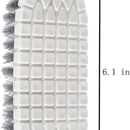 Brush - Multifunctional cleaning brush - Sturdy hand brush with stiff bristles - Multiple flexible brush heads - Suitable for cleaning bathtubs, kitchens, faucets and corners - Set of 2.