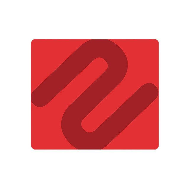 Mouse Pad - Gaming Mouse Pad - Pattern - Waterproof and Non-Slip Rubber Mouse Pad for Desk - Rounded Edges, Suitable for Gaming, Office and Home Use - 45 × 40 cm - Red.