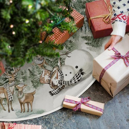 Christmas Tree Mat 36 Inch, Winter Season Christmas Tree Decoration.