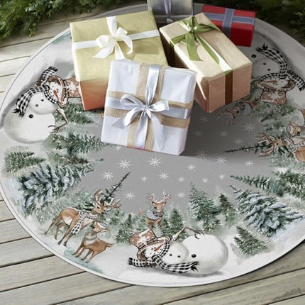 Christmas Tree Mat 36 Inch, Winter Season Christmas Tree Decoration.