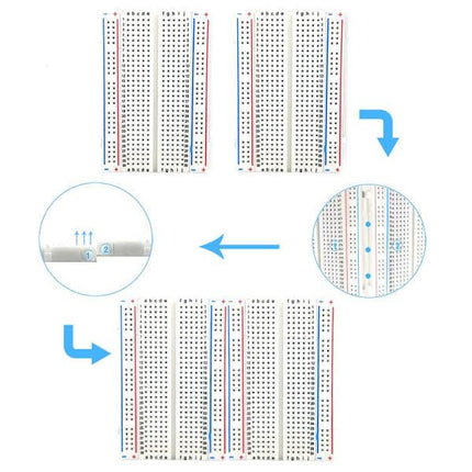 Breadboard/Mini Breadboard/Experiment Board 400 holes long.