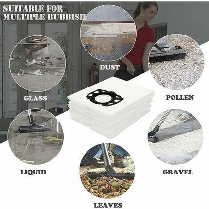 10 pcs vacuum cleaner bags for Karcher WD4 WD5 WD6 Karcher bag MV4, MV5 and MV6 vacuum cleaner bags for Karcher.