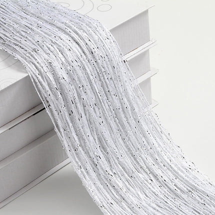 String Curtains Door Mosquito Net, Elegant Divider Tassel Curtain for Home Decor, Partition Curtain for Doors and Windows, White (100x200cm).