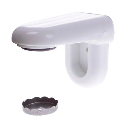 Magnetic Soap Holder Prevent Rust Dispenser Adhesion Home Bathroom White.