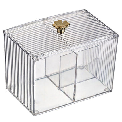 Makeup Storage Organizer Bathroom Jar Cotton Swabs Storage.