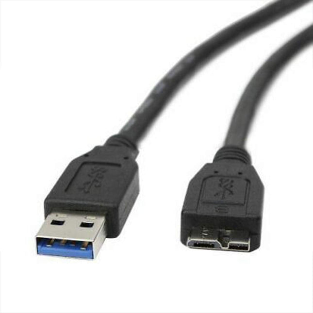 USB 3.0 Cable Compatible with Western Digital/WD/Seagate/Clickfree/Toshiba/Samsung Portable Hard Drive - USB 3.0 A/Micro-B Cable (1m).