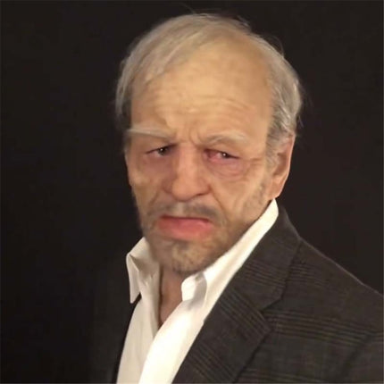 Halloween Mask Realistic Old Man Latex Party Cosplay Mask Props 1.