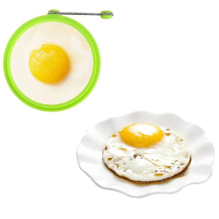 pcs silicone egg ring, egg rings non-stick, egg cooking rings, perfect fried shape or pancake rings.