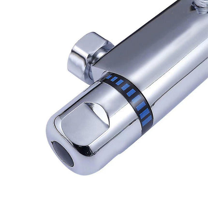 Thermostatic shower mixer.