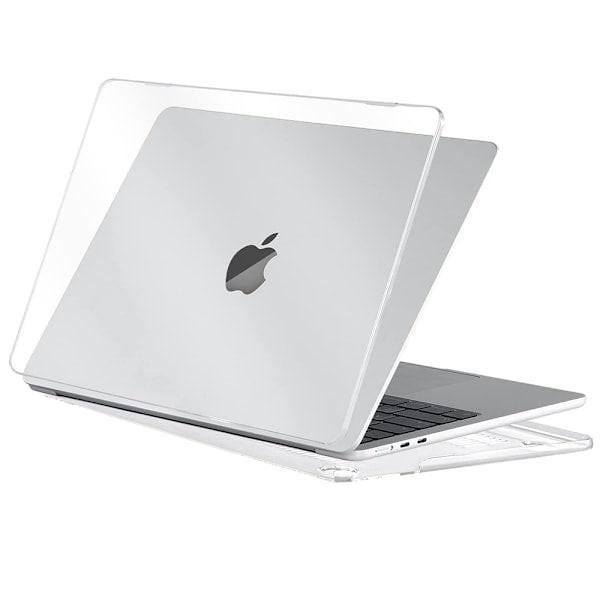 Case compatible with NEW MacBook Air 13.6 inch M2 A2681, 2022 release, ultra-thin smooth hard shell protective case, crystal clear.
