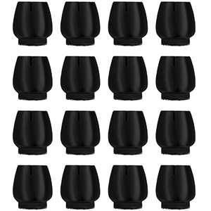 16-pack - Furniture feet / Silicone feet for chair - Floor protector Black.