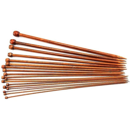Bamboo Chopsticks Set Single Pointed Carbonated 2mm-10mm 36pcs.