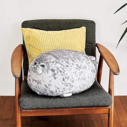 60cm seal pillow, chubby blob seal pillow Cute seal stuffed animal cotton plush toy Pillow Co.