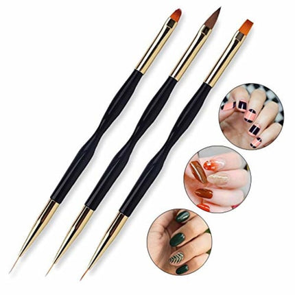 2pcs Polygel Brush and Picker with Double Ends, 2 in 1 Design Polygel_max.
