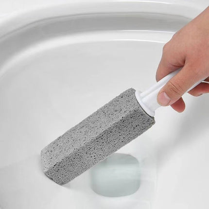 Pumice Toilet Brush Household Toilet Bowl Cleaning Limesc - Gray 3.8*3.8*23.5CM.