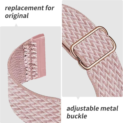 Nylon Case - Adjustable Nylon Sports Wristband Compatible with Fitbit Versa 4/Versa 3/Sense, Breathable Replacement Wristband, Multiple Colors Available.