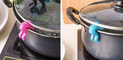 2pcs Boil-Over Protection Guys - Avoid Boiling Black.