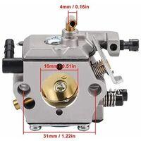 New Carburetor Compatible with STIHL 024 026 024AV 024S MS240 MS260 Pro Chainsaw, Replaces WT-194, WT-194-1, 1121 120 0611, with Air Filter Buffer.