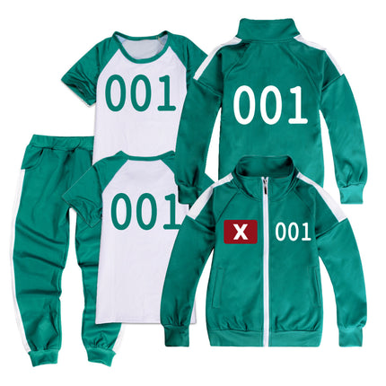 Squid Game, sportswear, complete set with rope 120 140.