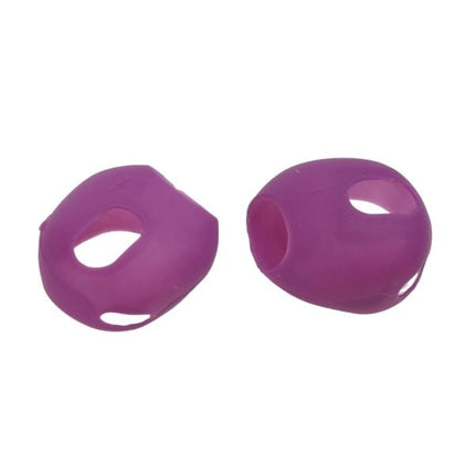 sets of earplugs for Airpods Pods 3 silicone ear caps Bluetooth compatible headphones Earplugs Ear cushions Ultra-thin anti-slip Blue red yellow Blue red yellow.