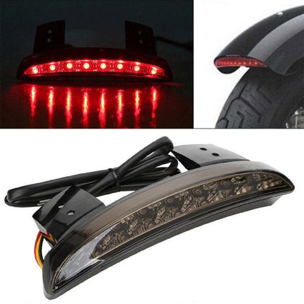 Motorcycle Mount XL883 1200 LED Tail Light Rear Black.