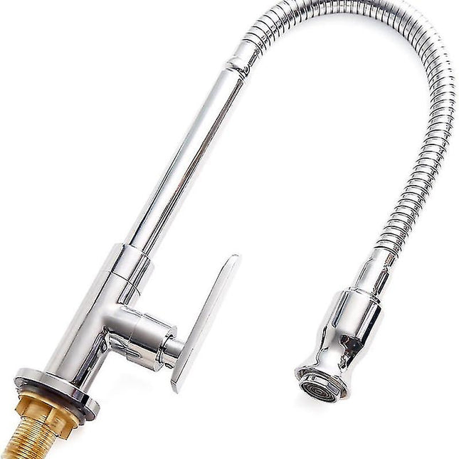 Outdoor Faucet - 360° Kitchen Mixer Flexible Neck Laundry Room Faucet Bar Garden Outdoor Faucet.