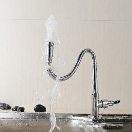Outdoor Faucet - 360° Kitchen Mixer Flexible Neck Laundry Room Faucet Bar Garden Outdoor Faucet.