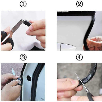 10 m edge protection edge profile black pipe tape clamping profile rubber.
