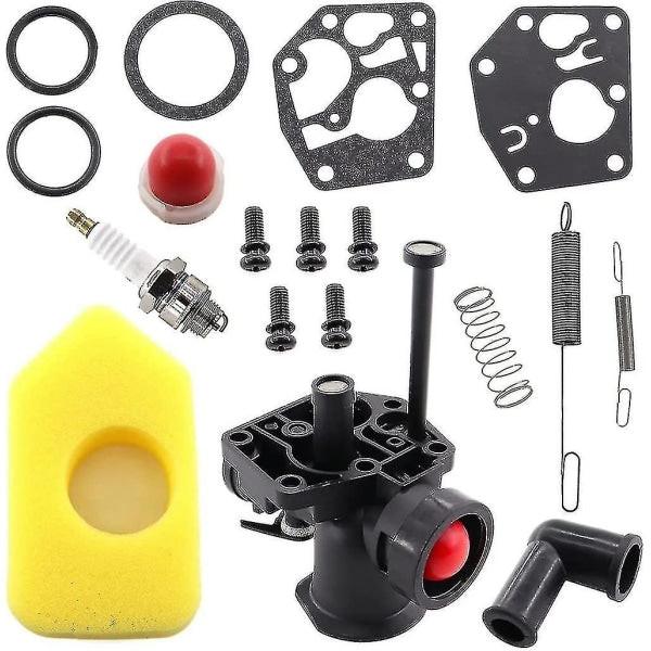 Briggs Stratton Lawn Mower Carburetor Kit - Filter Regulator Diaphragm - Fits Models 499809 498809A 494406 795477 795469 794147 699660.