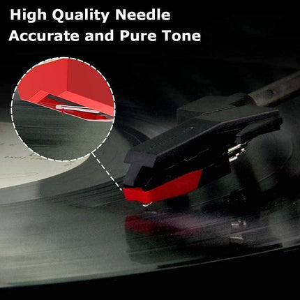 Turntable Needle, 5pcs Universal Turntable Needles, Replacement Needles for Gramophone, Compatible with ION Jenson Crosley Victrola Sylvania.