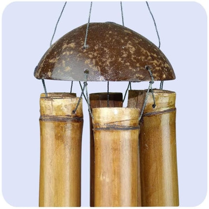 Bamboo wind chime, good sound, decorative for the garden and.