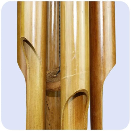 Bamboo wind chime, good sound, decorative for the garden and.