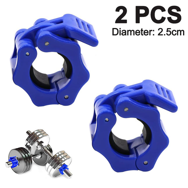 pcs Gym Barbell Clamps Quick Release Barbell Collar Clamps for.