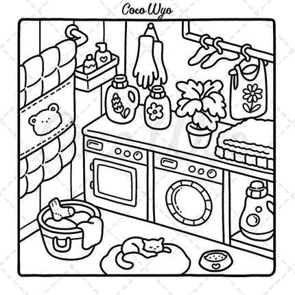 Coloring Book for Adults and Teens, Super Cute Patterns for Relaxation.