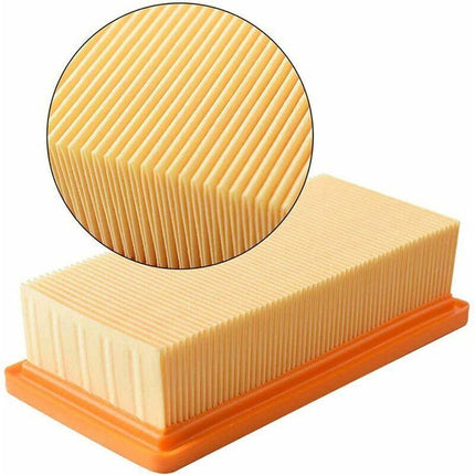 Kärcher vacuum cleaner filter 3-pack flat pleated filter accessory for Kärcher vacuum cleaners AD 3200, AD 3 Premium and AD 4 Premium, 6.415-953.0.