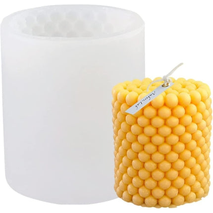 Candle mold, 3D cylindrical molds, geometric modern mold, candle making molds, DIY mold, molds for di_max.