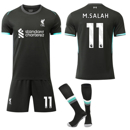Liverpool Away Football Shirt Kids & Adults Kit No.11 M.SALAH 24-25 No.11 M.SALAH XS